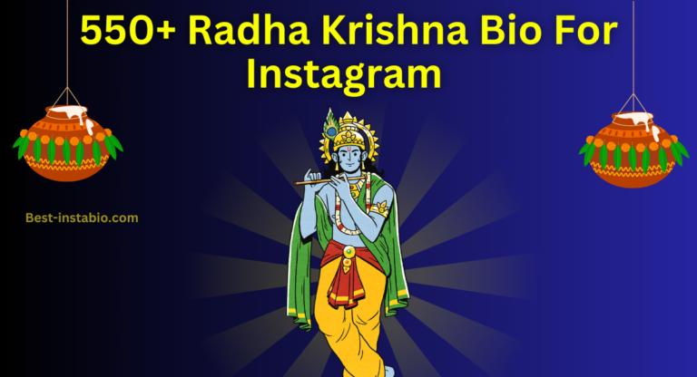 Krishna Bio For Instagram